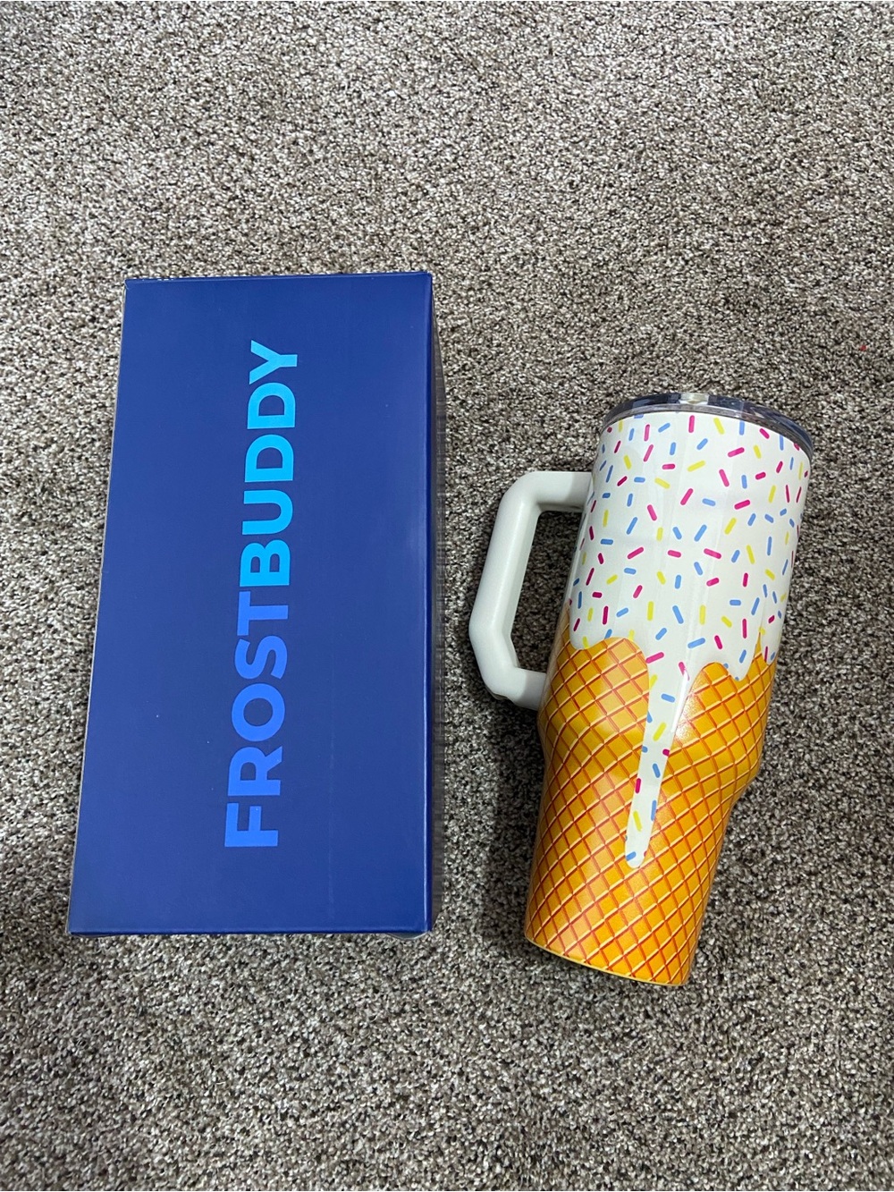 NWT Frost Buddy Ice Cream Cone Travel Mug - Picture 3 of 3